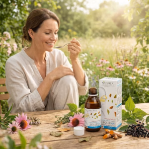 Sirup aus sorgfältig ausgewählten traditionellen Pflanzenextrakten